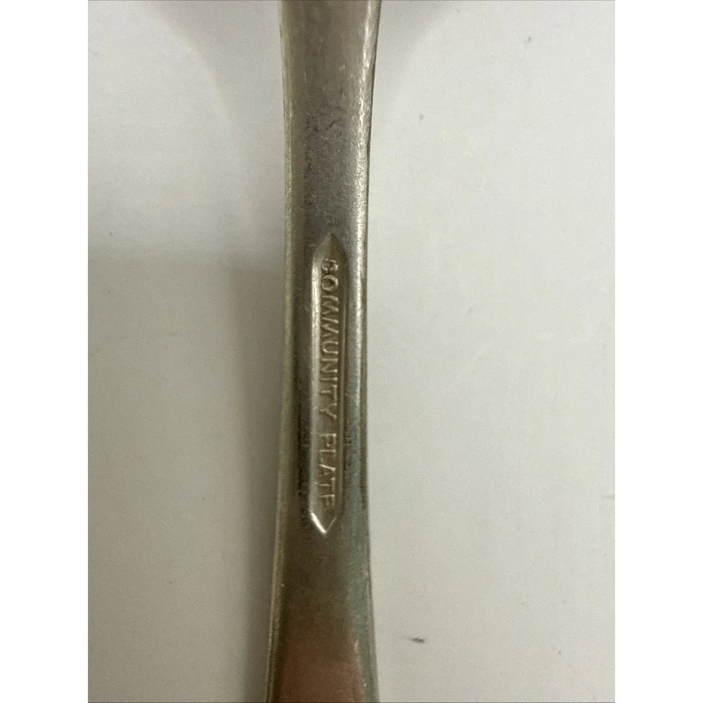 Vintage BIRD OF PARADISE Onieda Community  Plate Serving Set Spoon, Fork, Knife